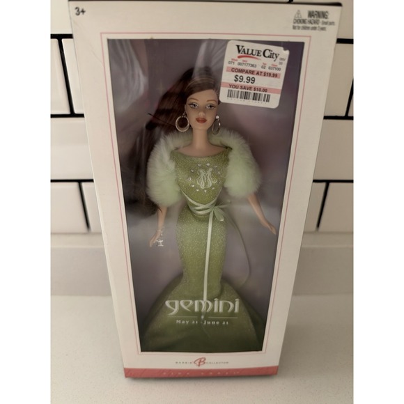 Mattel Other - VTG Barbie Collection Zodiac Gemini Pink Label 2004 NRFB Collector's Doll #C6242